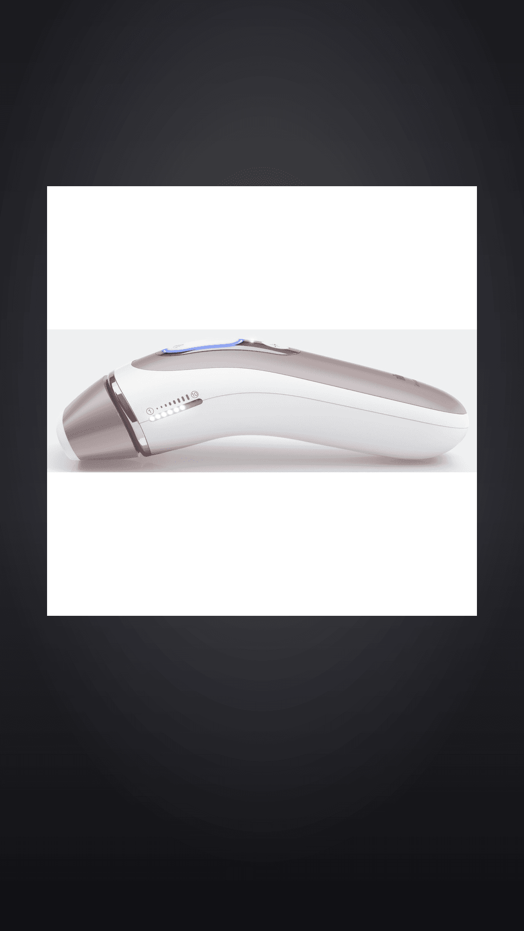 Braun Skin i-Expert Smart IPL PL7219 shown against a dark studio background as the opening frame of its review video.