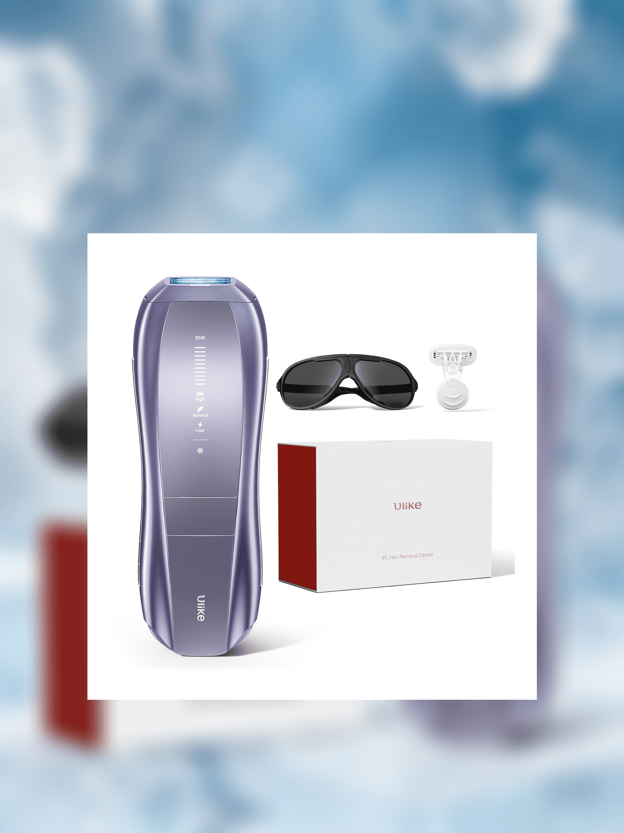 How It Works visual for Ulike Air 10 IPL Hair Removal Device.
