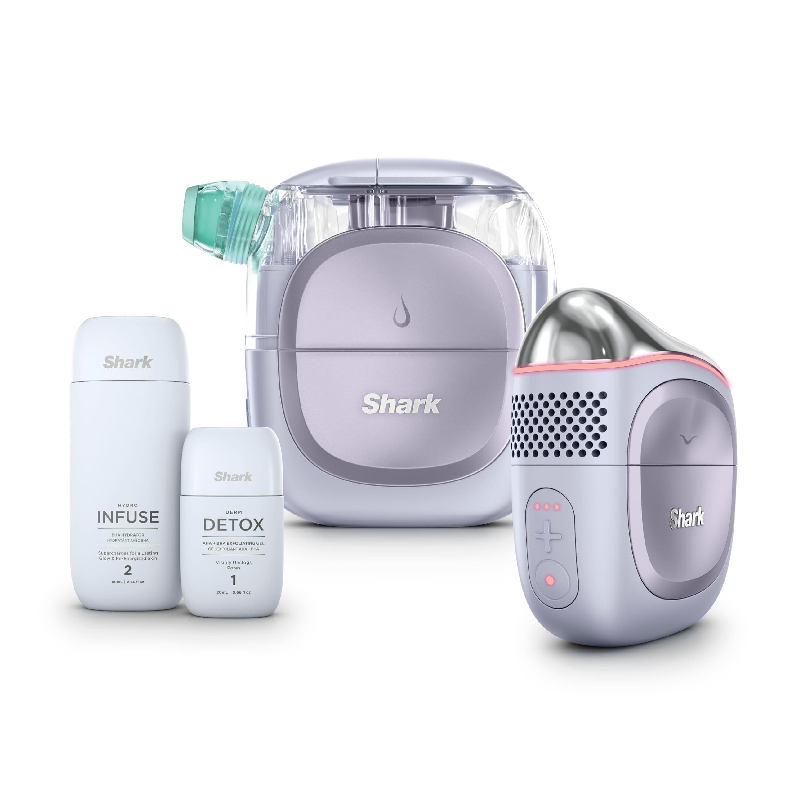 Shark FacialPro Glow + DePuffi 2-in-1 Facial & Contrast Therapy, FH320PL shown against a plain background.