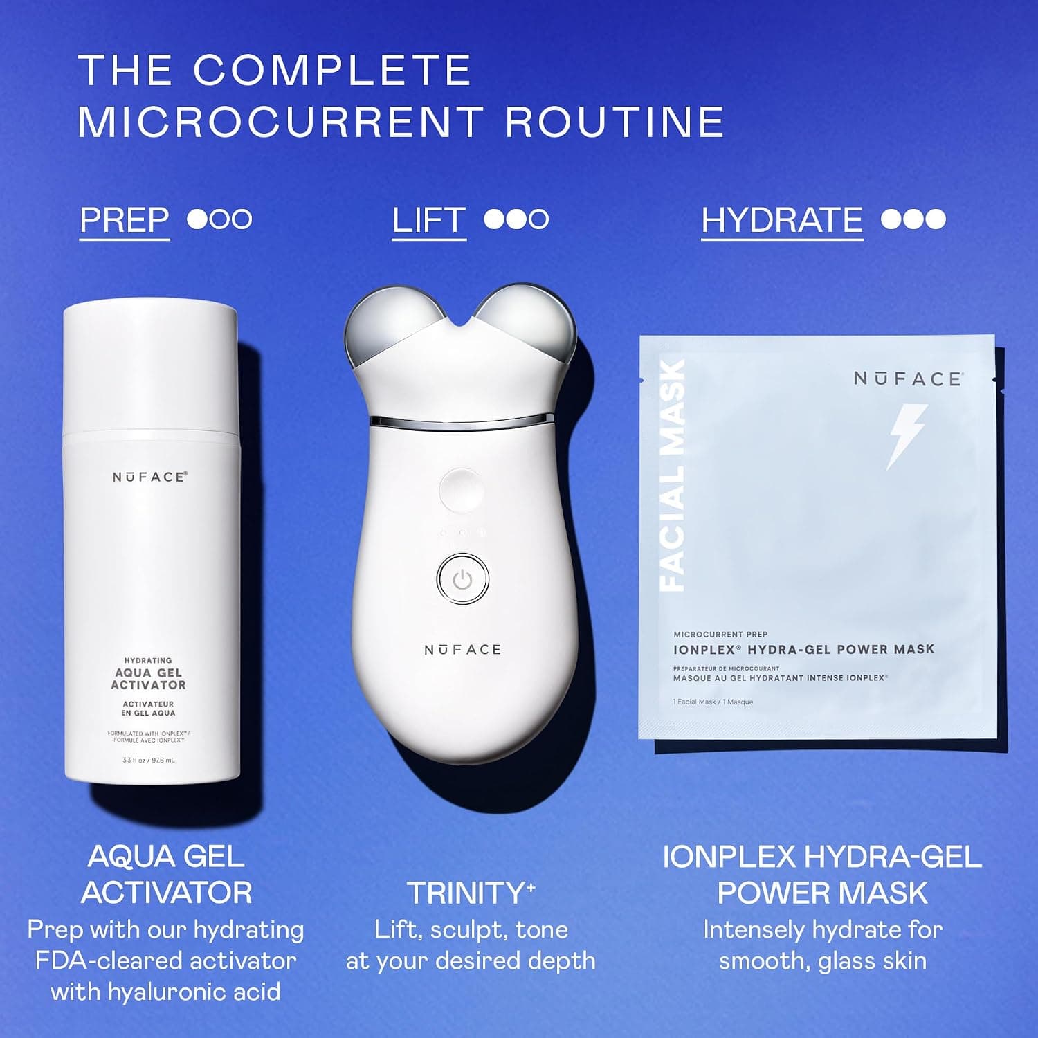 NuFACE TRINITY+ Starter Kit official Amazon listing image 7