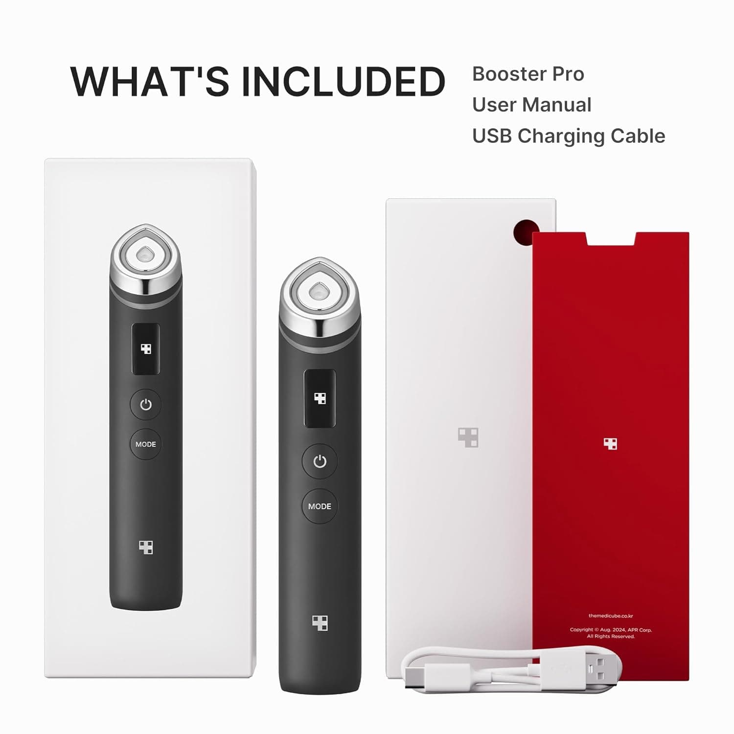 Medicube Booster Pro package contents